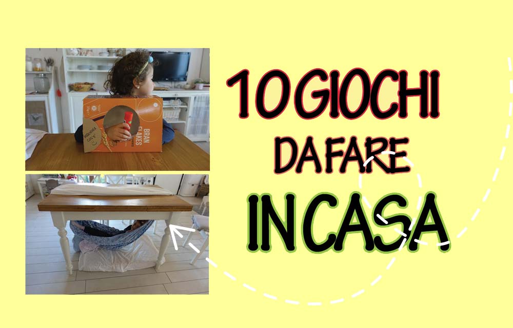 10 Giochi da fare a casa con i Bambini